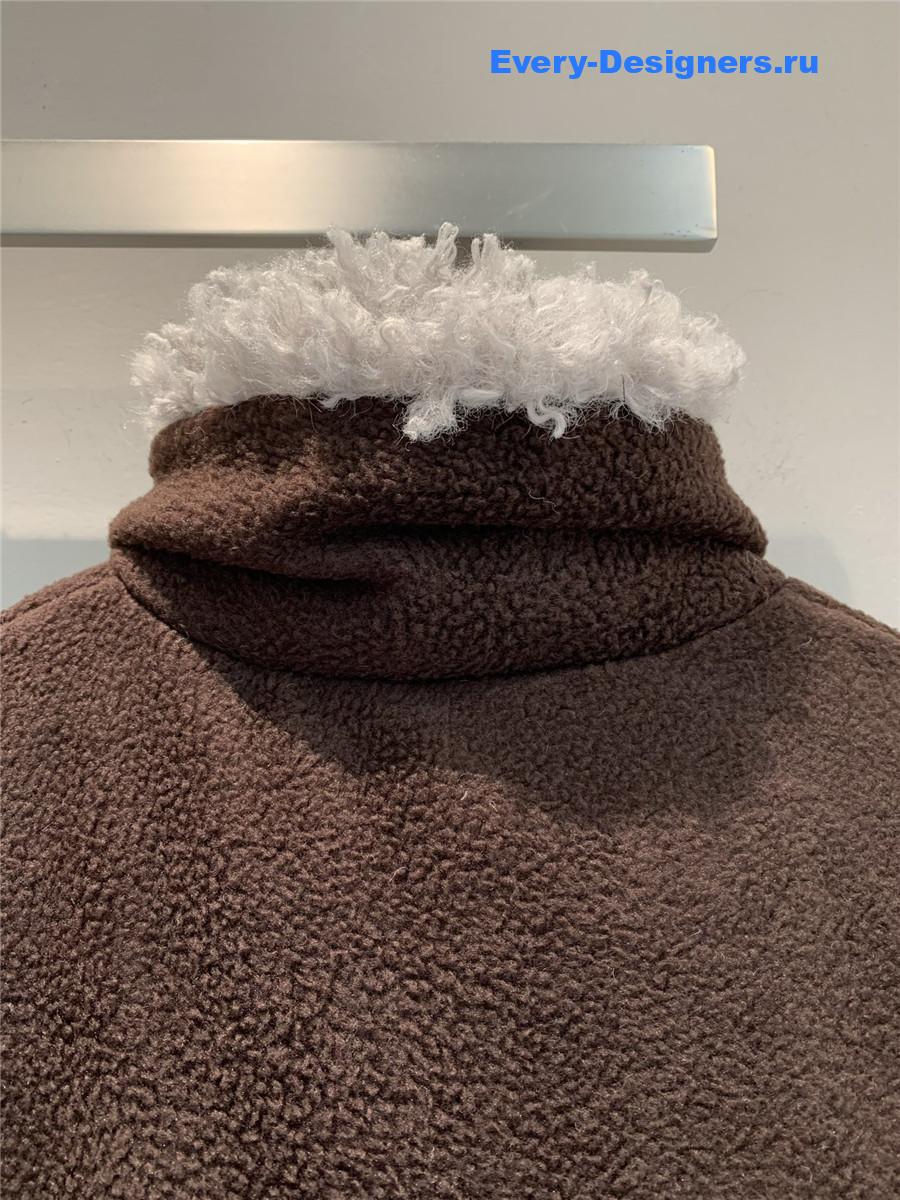 Miu Miu Ebony Fleece Down Jacket