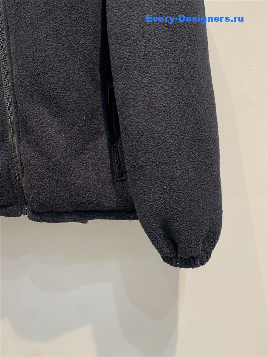 Miu Miu Black Fleece Down Jacket