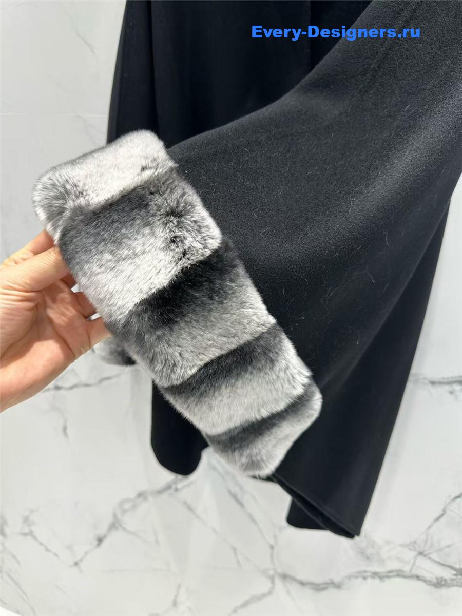 L0r0 P1ana black salzburg cashmere cape