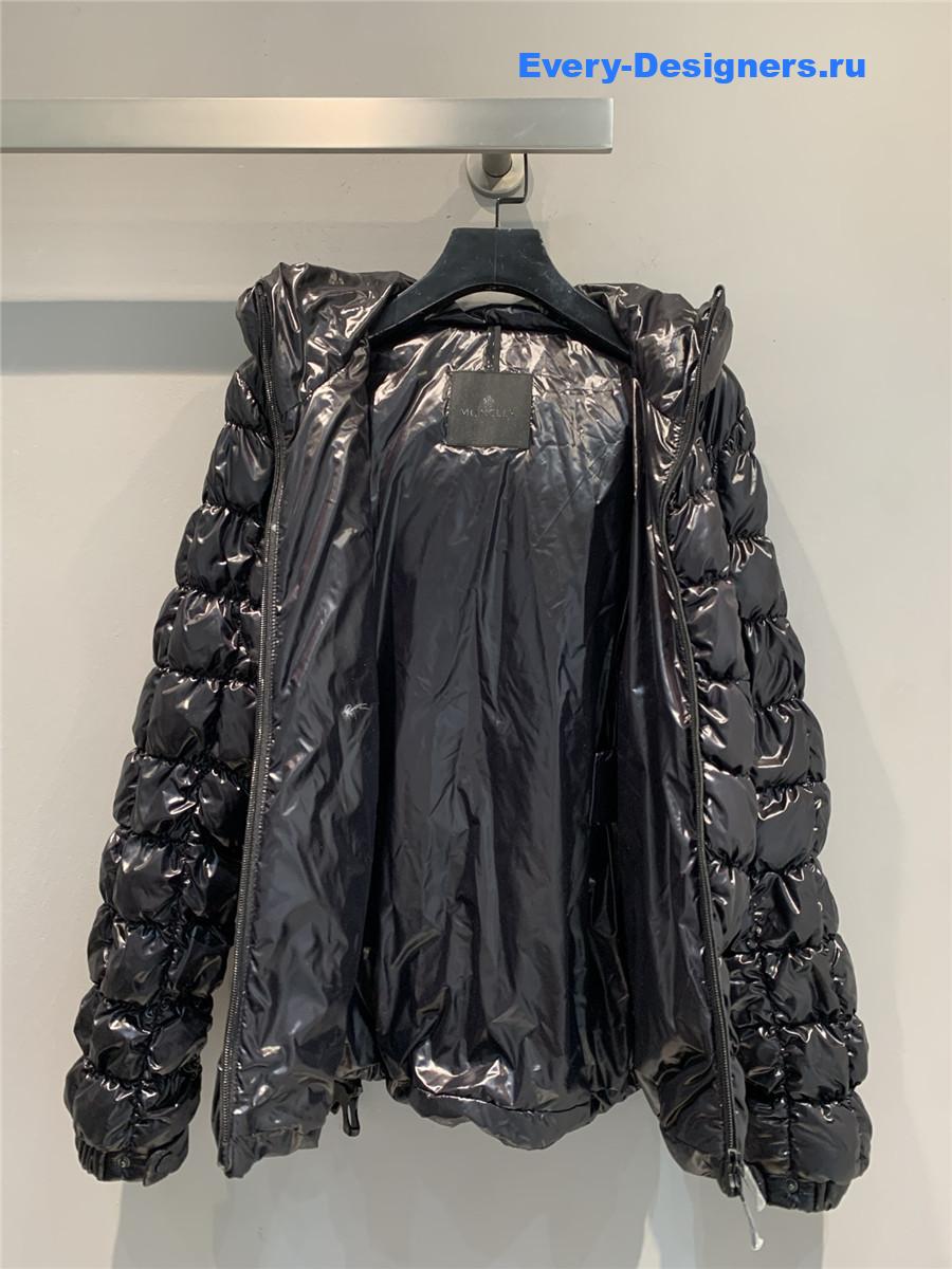 Moncler Black Eynard Quilted Belted Jacket