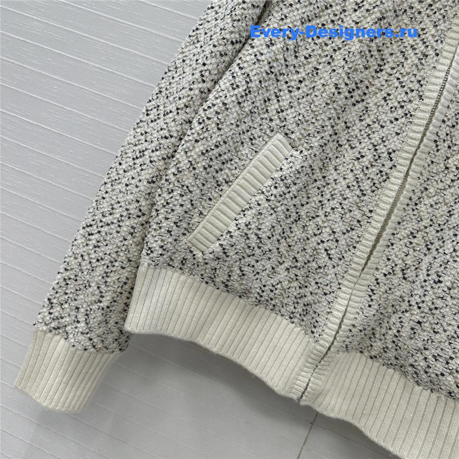 L0r0 P1ana woven paneled down jacket