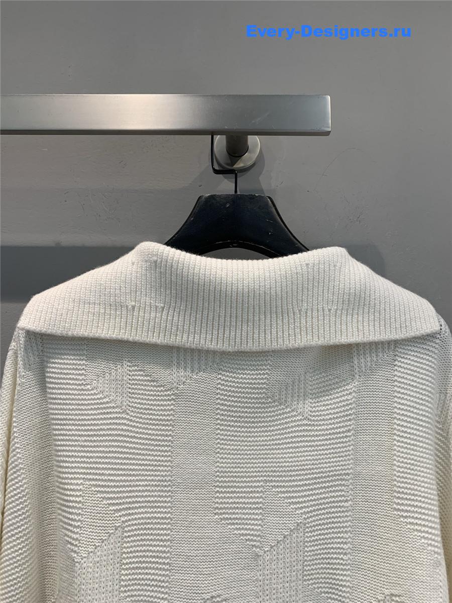 H**me5 cream wool cashmere sweater