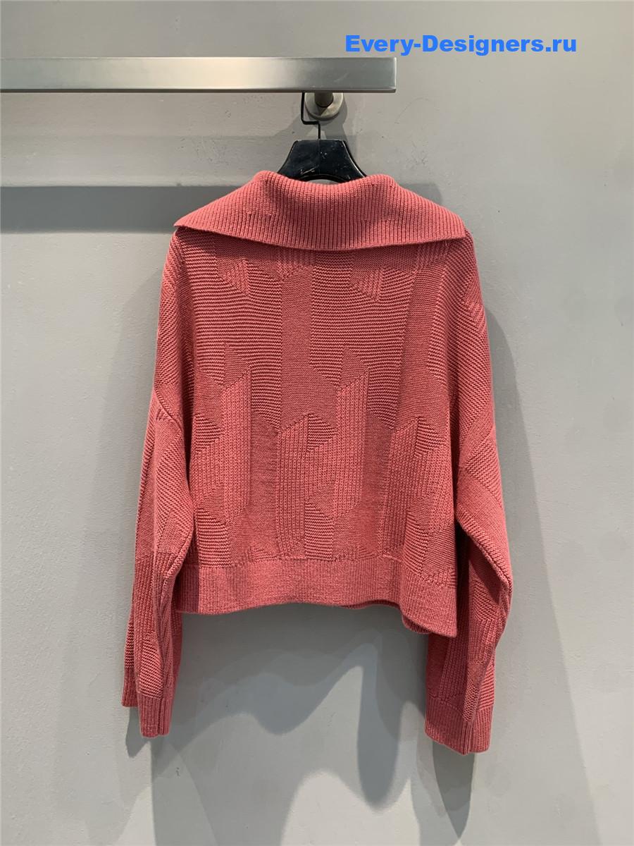 H**me5 pink wool cashmere sweater