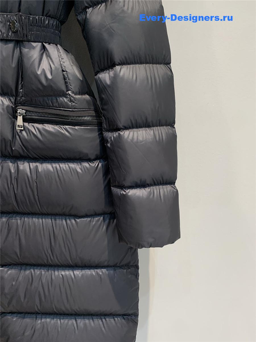Moncler Black Boedic Hooded Long Down Jacket