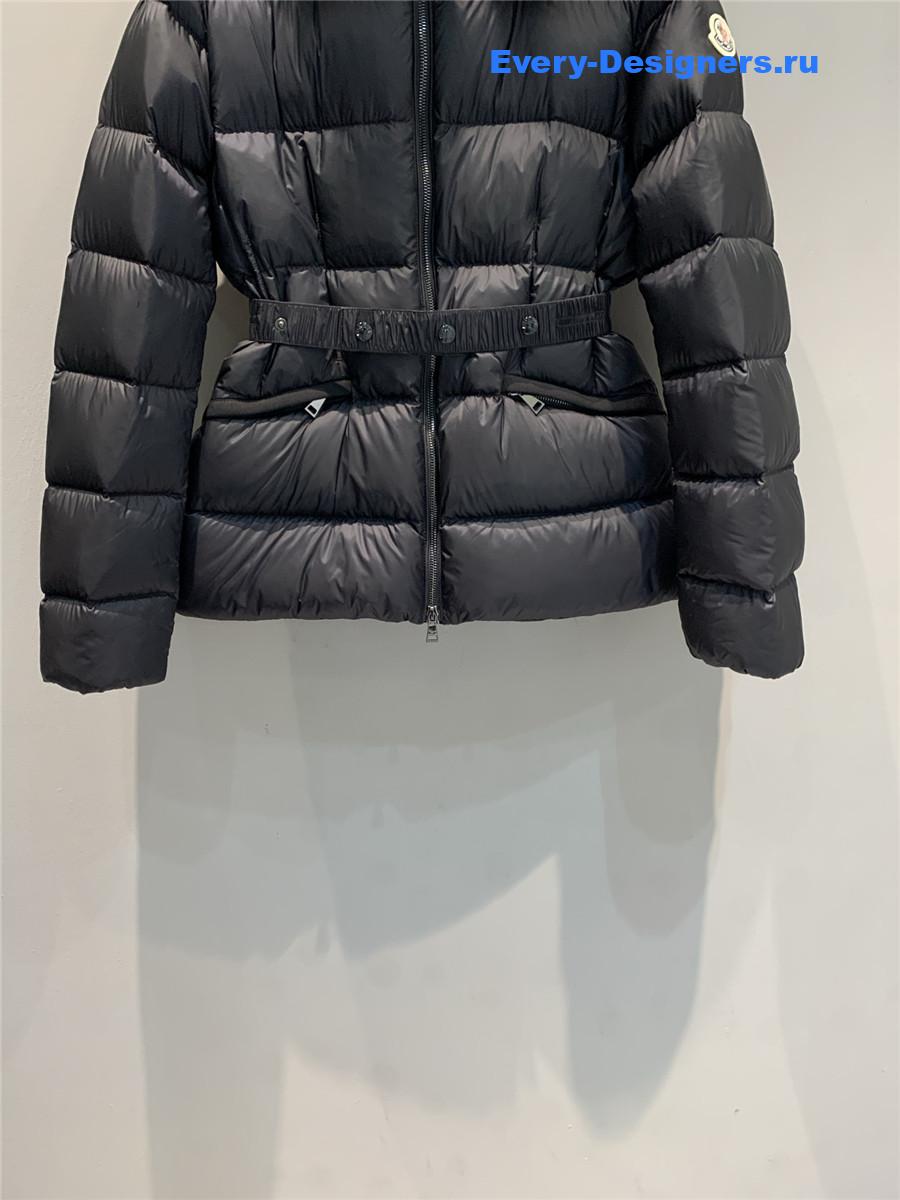 Moncler Black Boedic Hooded Short Down Jacket