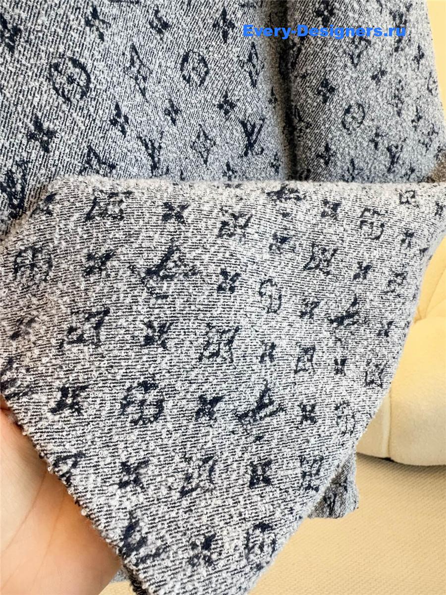 l0vis Vvtt0n monogram bouclé hoodie