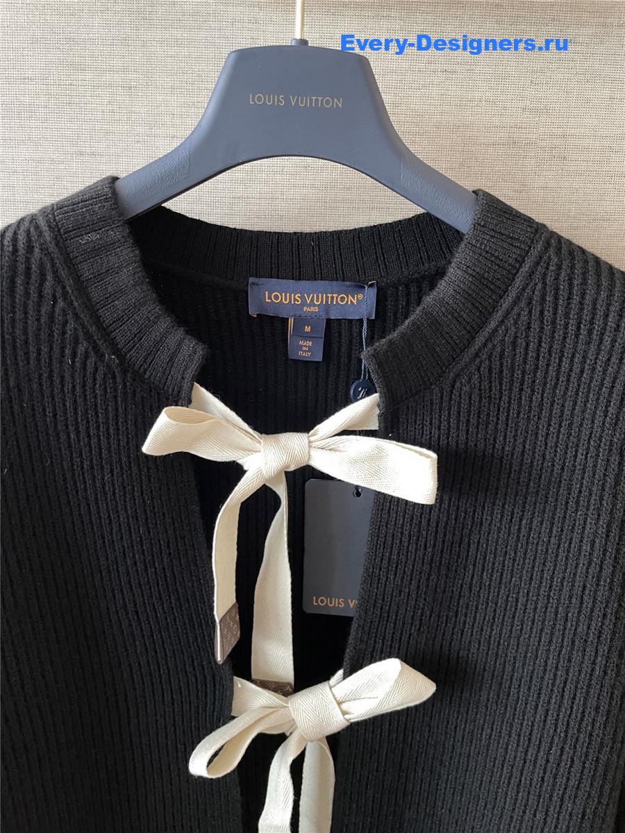 l0vis Vvtt0n ribbon tie cardigan