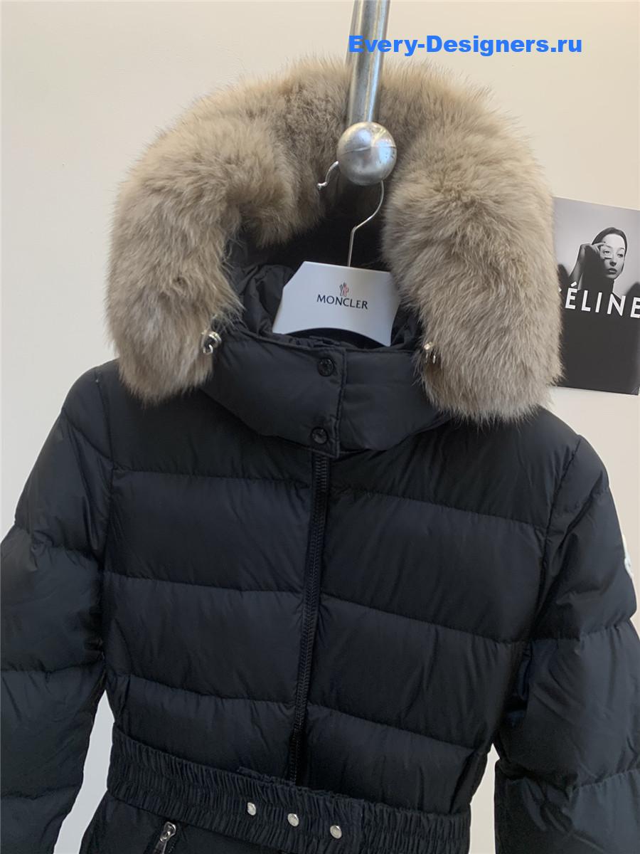 Moncler Black Fudson Down Coat
