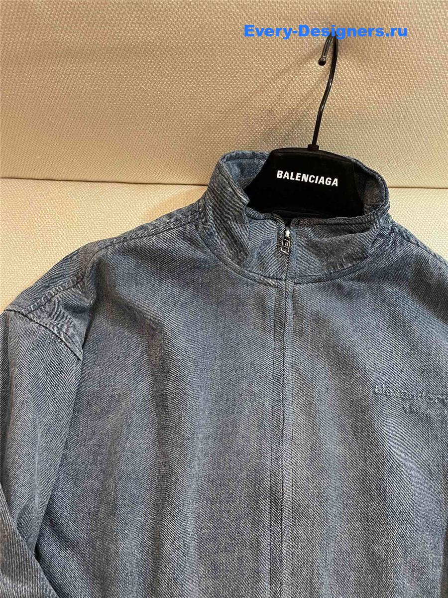 A1exa*der wang light blue cropped denim jacket