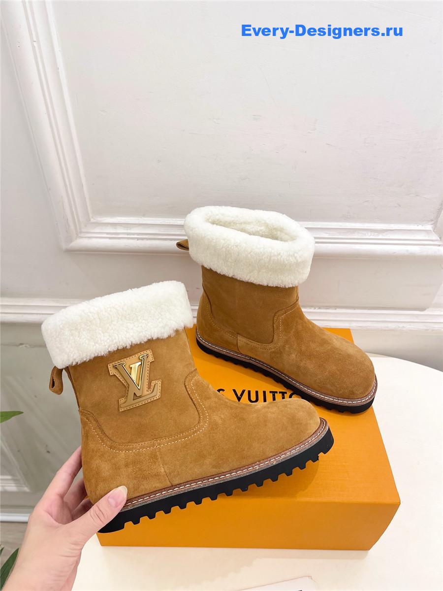 l0vis Vvtt0n suede calfskin shearling ankle boot
