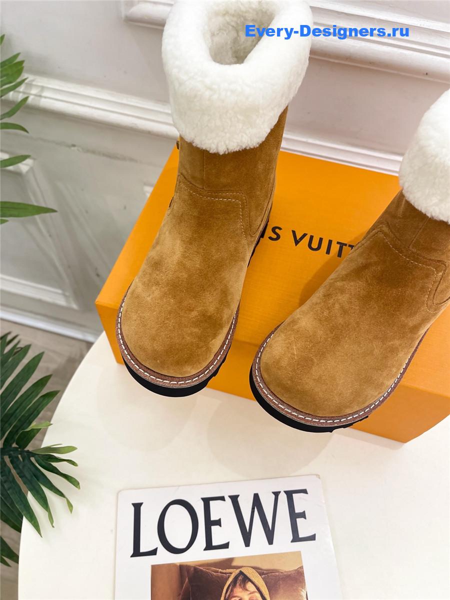 l0vis Vvtt0n suede calfskin shearling ankle boot
