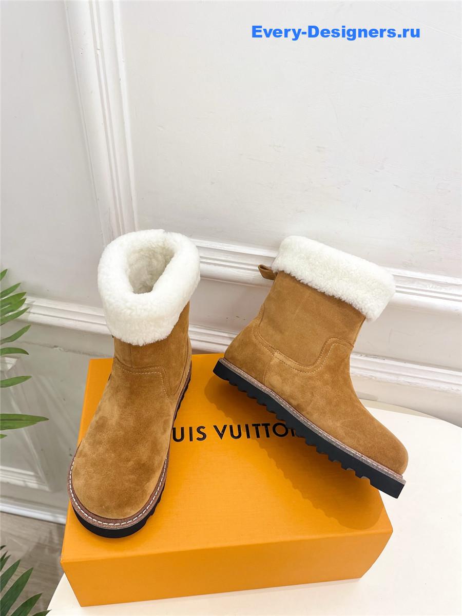 l0vis Vvtt0n suede calfskin shearling ankle boot