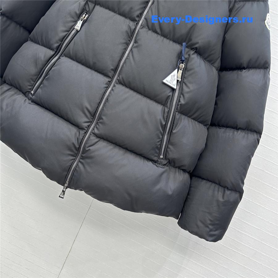 Moncler Black Laichefur Parka Coat