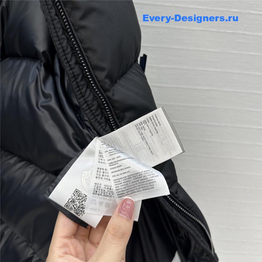 Moncler Black Laichefur Parka Coat