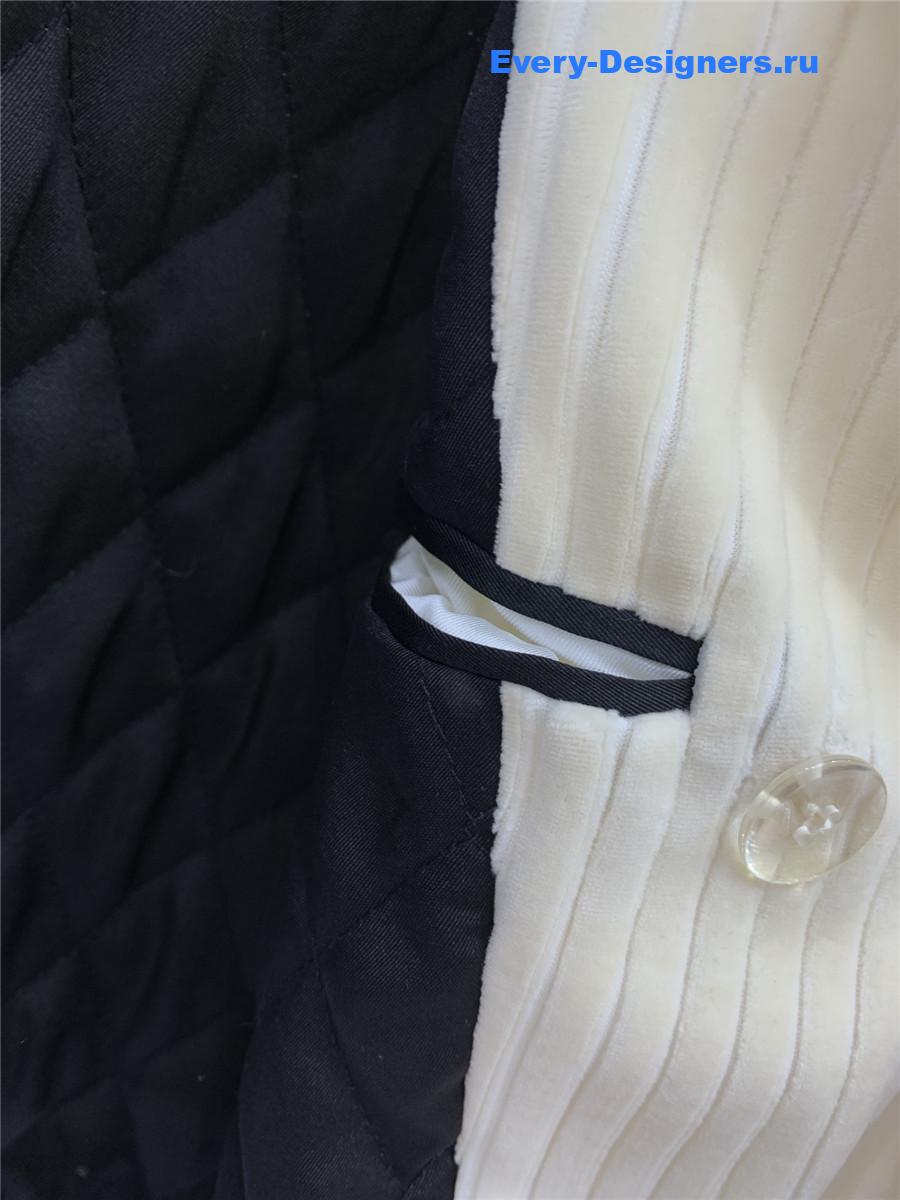 Sa1nt Lau*nt paris fur lambskin cotton coat