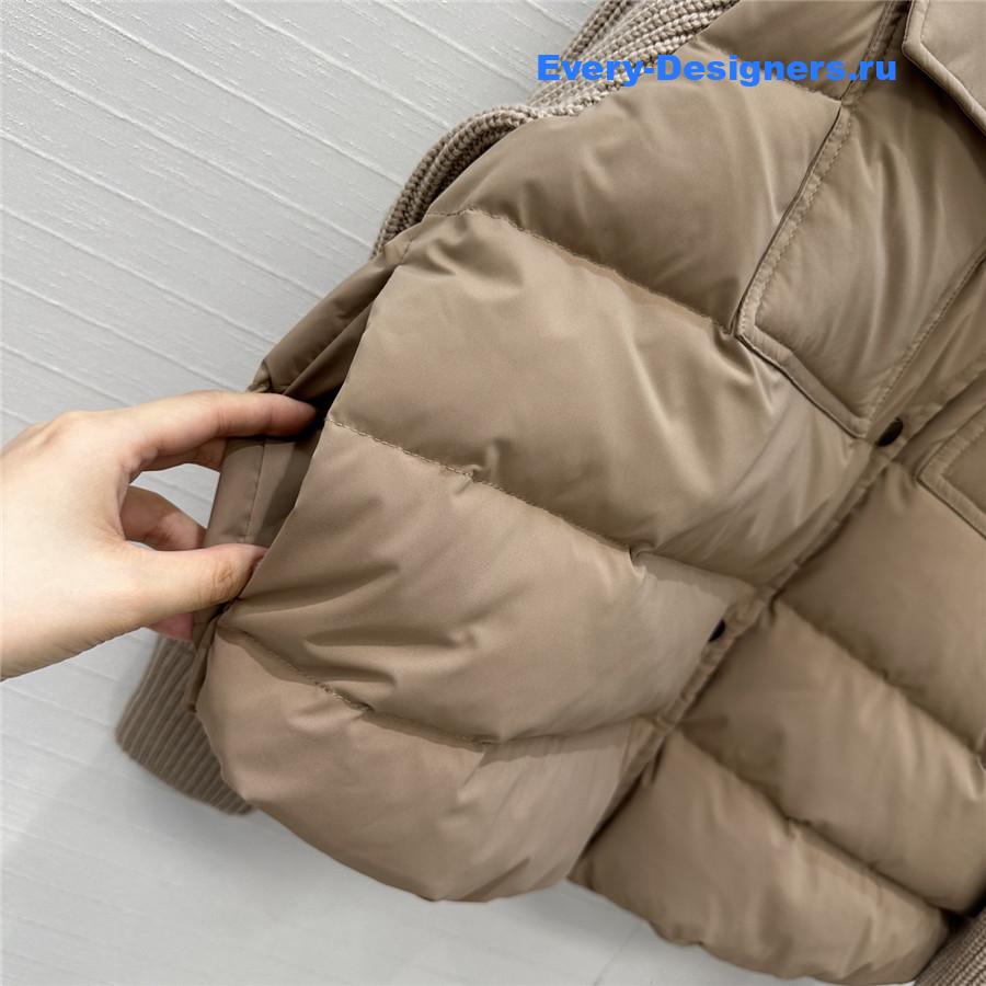 BC Woman Brown Cotton Down Jacket