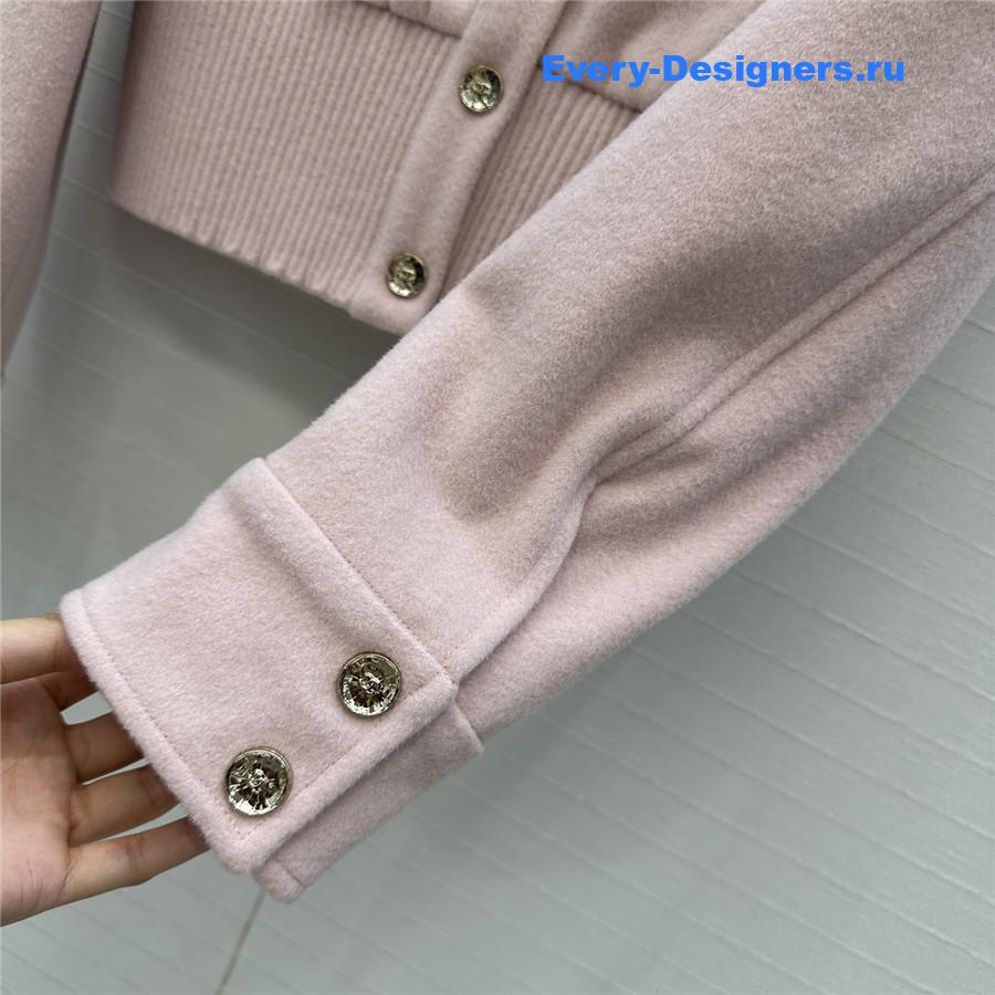 Ch**el heart-shaped cc pocket wool jacket suit