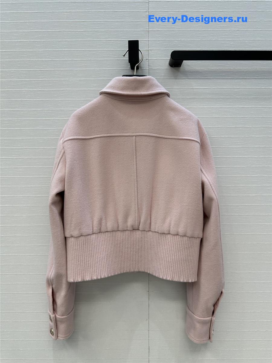 Ch**el heart-shaped cc pocket wool jacket suit
