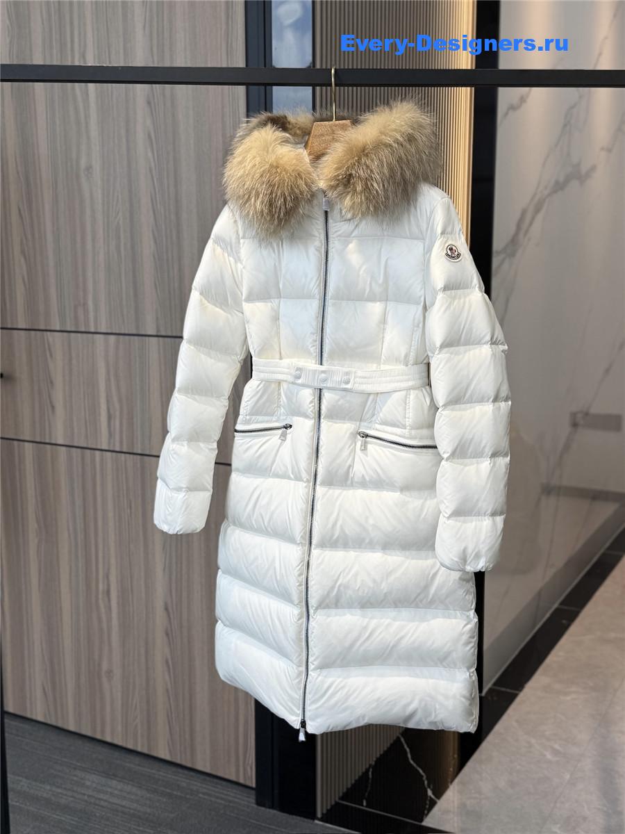 Moncler Boedic White Down Jacket