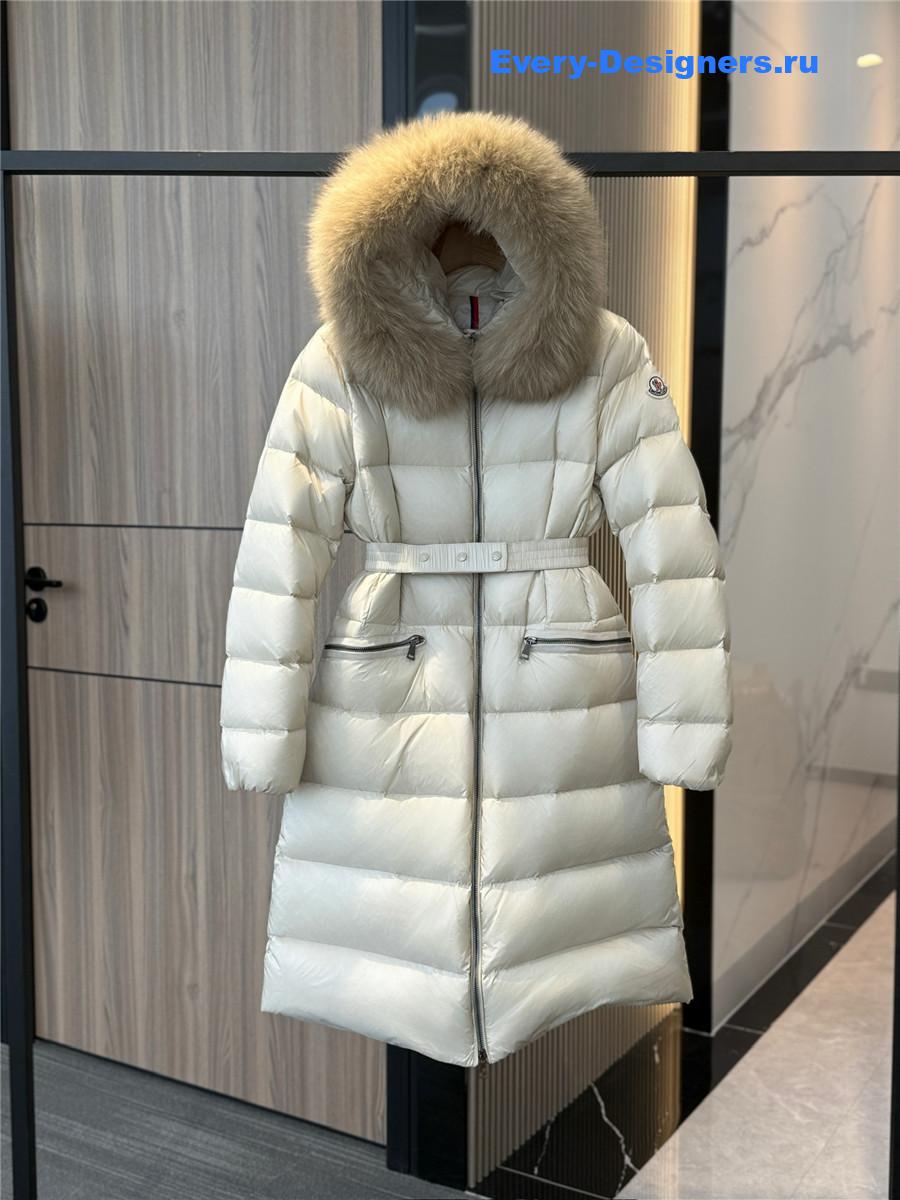 Moncler Boedic White Down Jacket