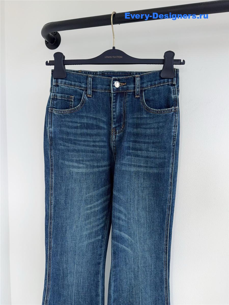 l0vis Vvtt0n blue high waist flared jeans