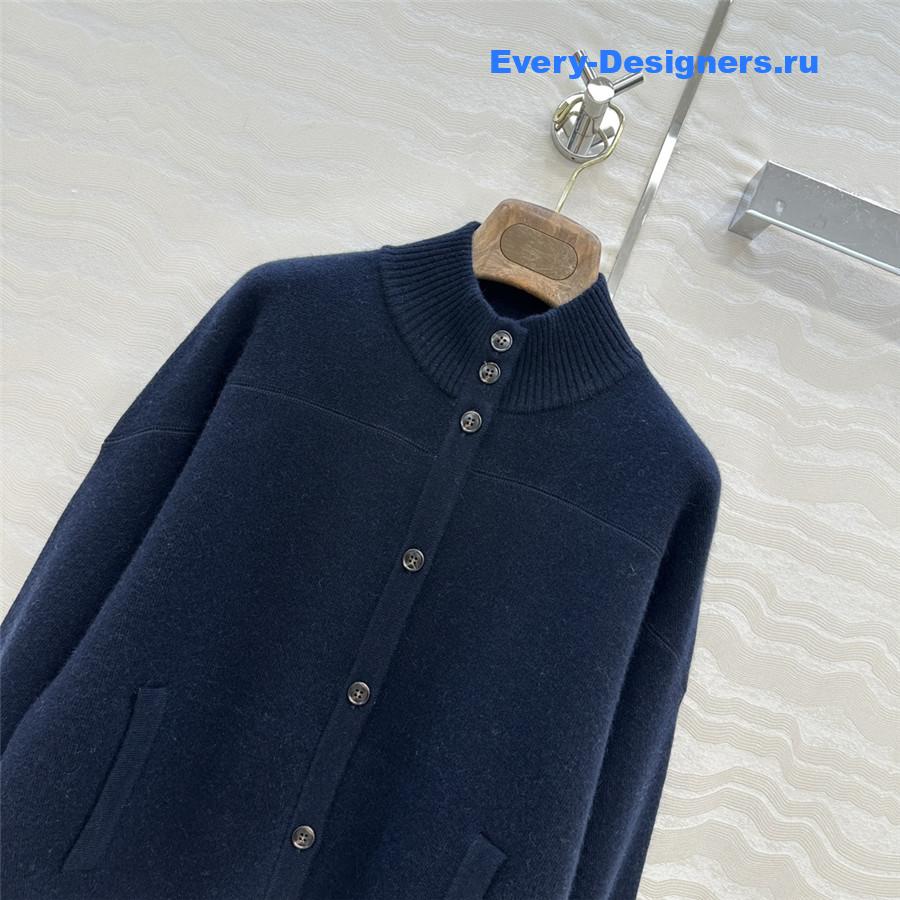 L0r0 P1ana navy button cashmere cardigan
