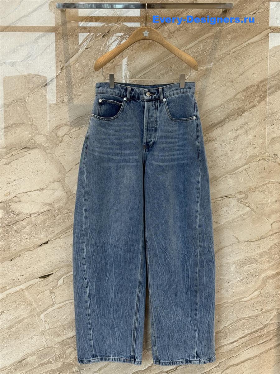 A1exa*der wang rhinestone wide leg jeans