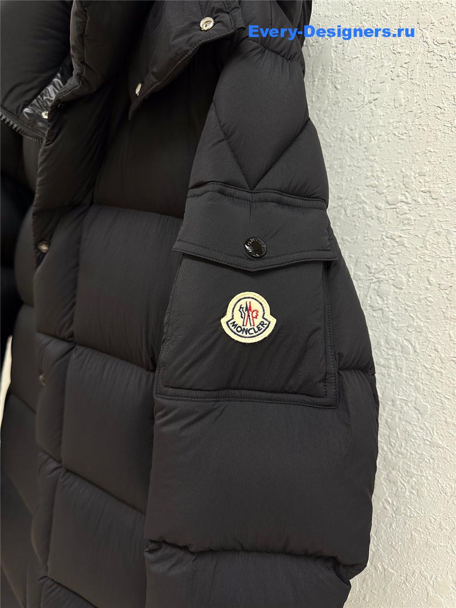 Moncler Hanoverian Hooded Long Down Jacket