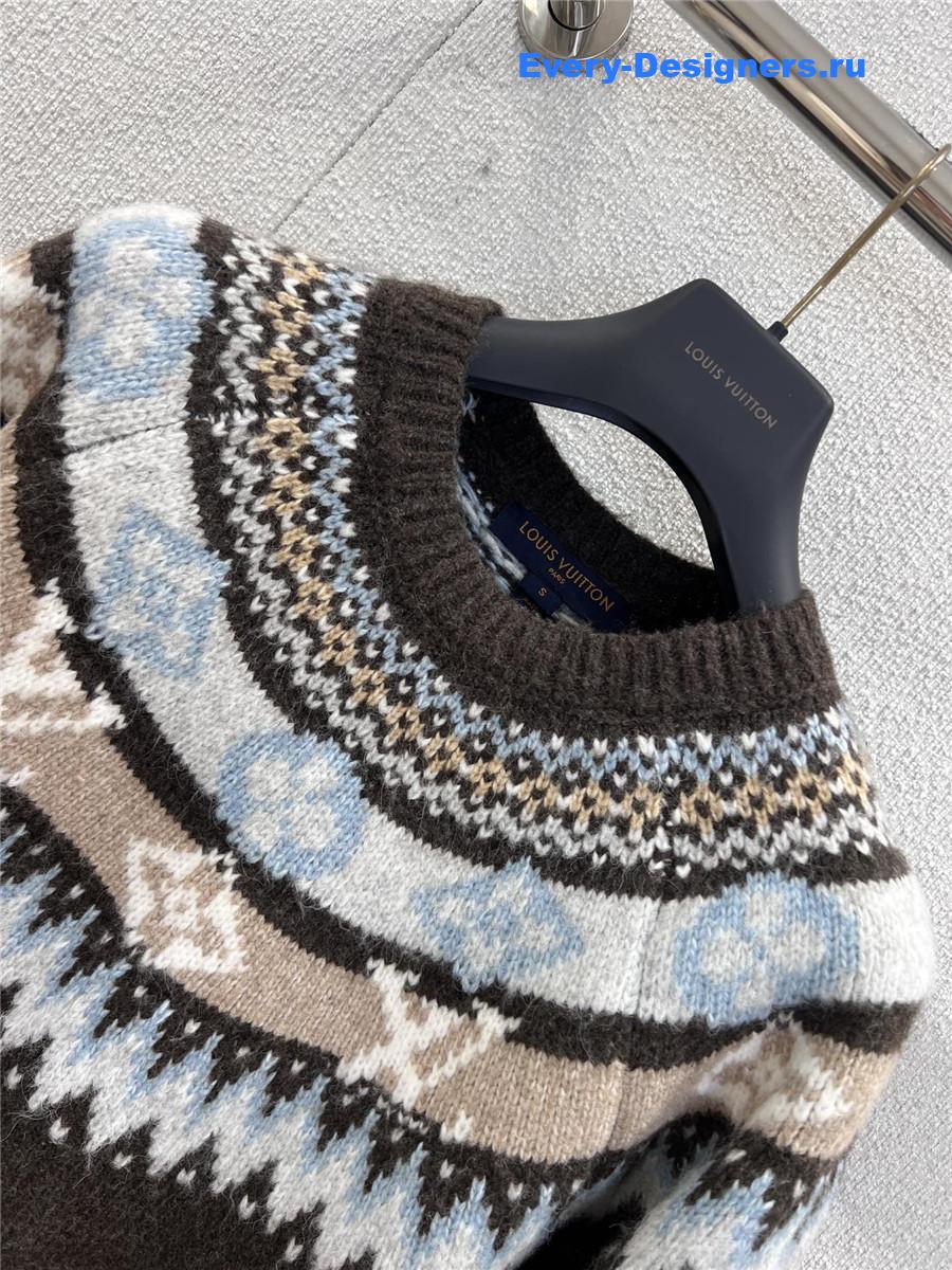 l0vis Vvtt0n graphic signature knit pullover