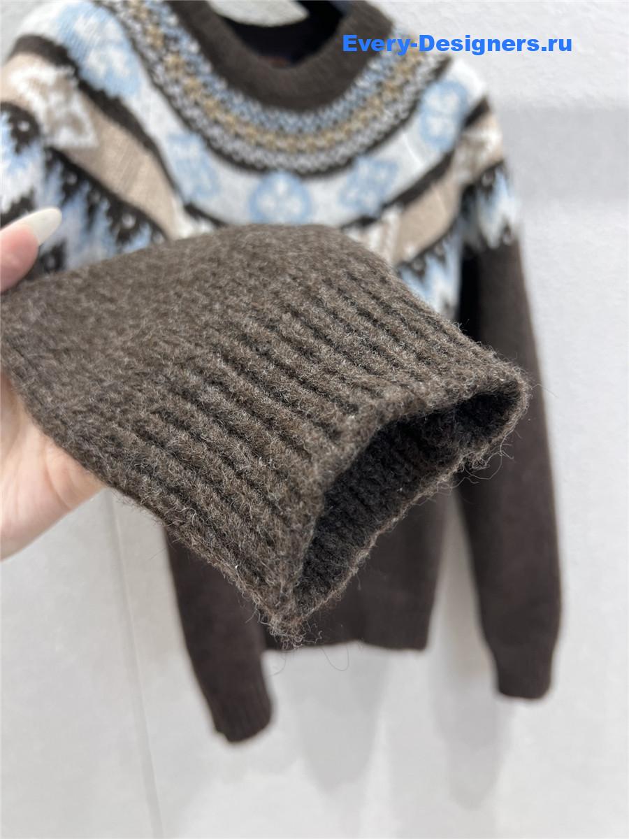 l0vis Vvtt0n graphic signature knit pullover
