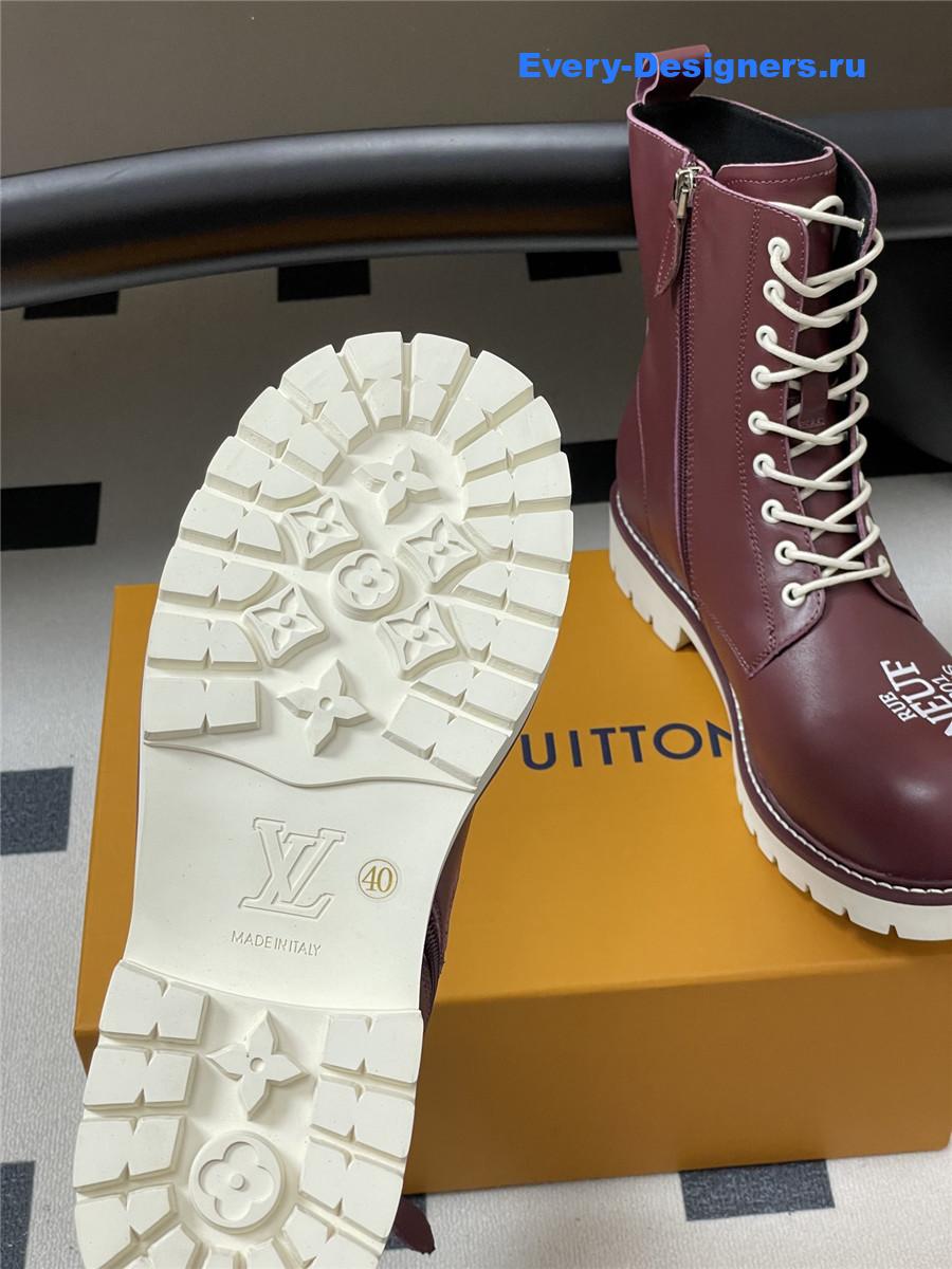 l0vis Vvtt0n side zipper platform martin boots