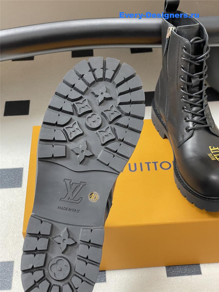 l0vis Vvtt0n black side zipper platform martin boots