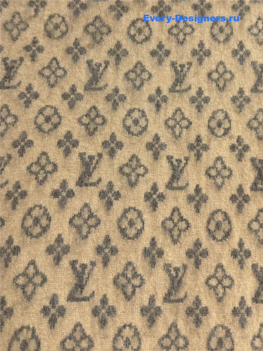 l0vis Vvtt0n brown brushed monogram cardigan