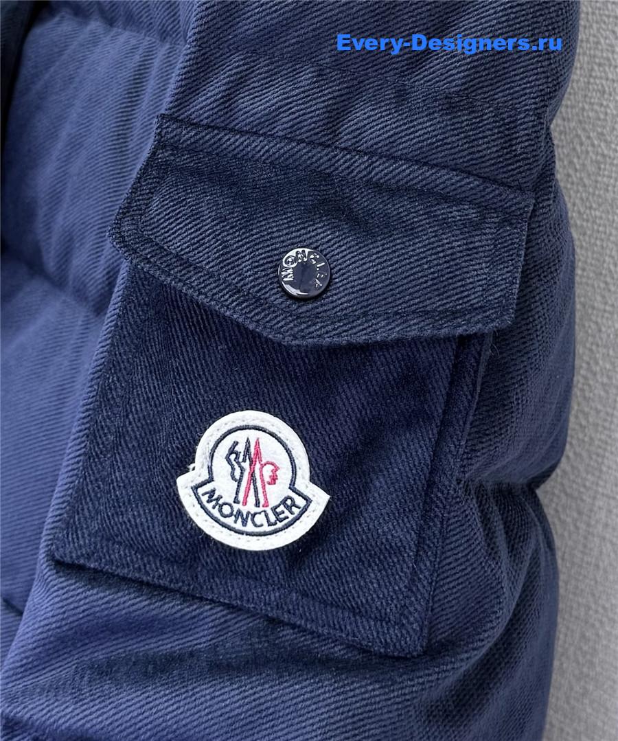 Moncler Navy Women Barante Down Jacket