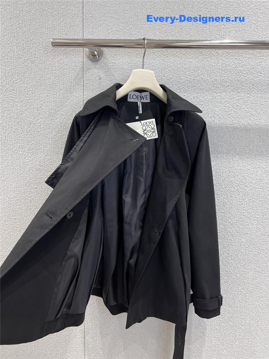 L0ew* cropped trench jacket