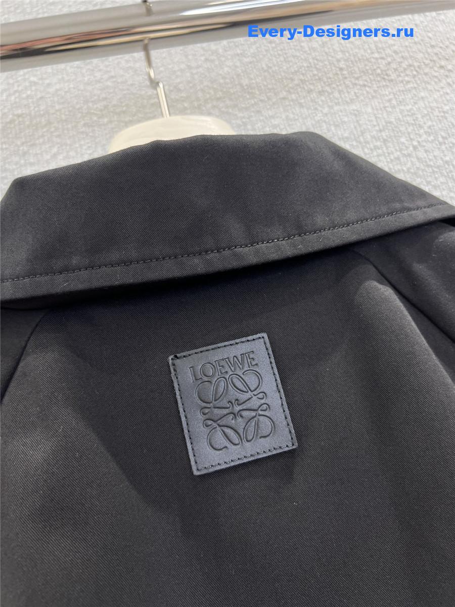 L0ew* cropped trench jacket