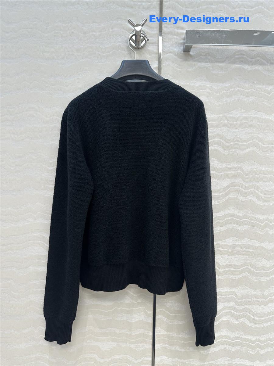 L0ew* black anagram wool sweater