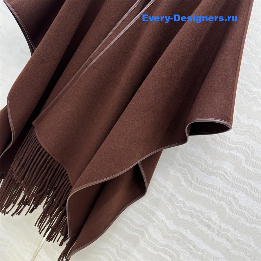 H**me5 brown kelly cashmere cape