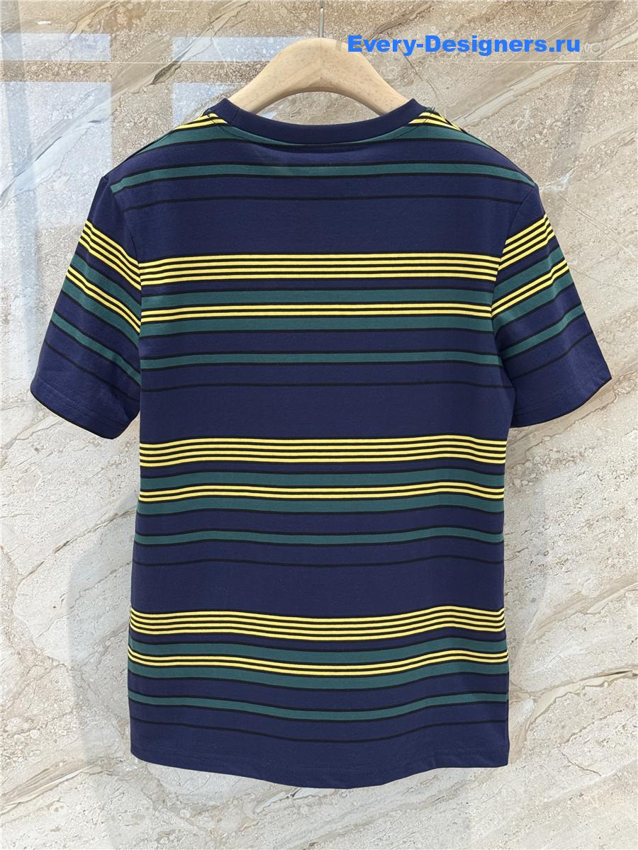 Miu Miu Striped Jersey T-Shirt