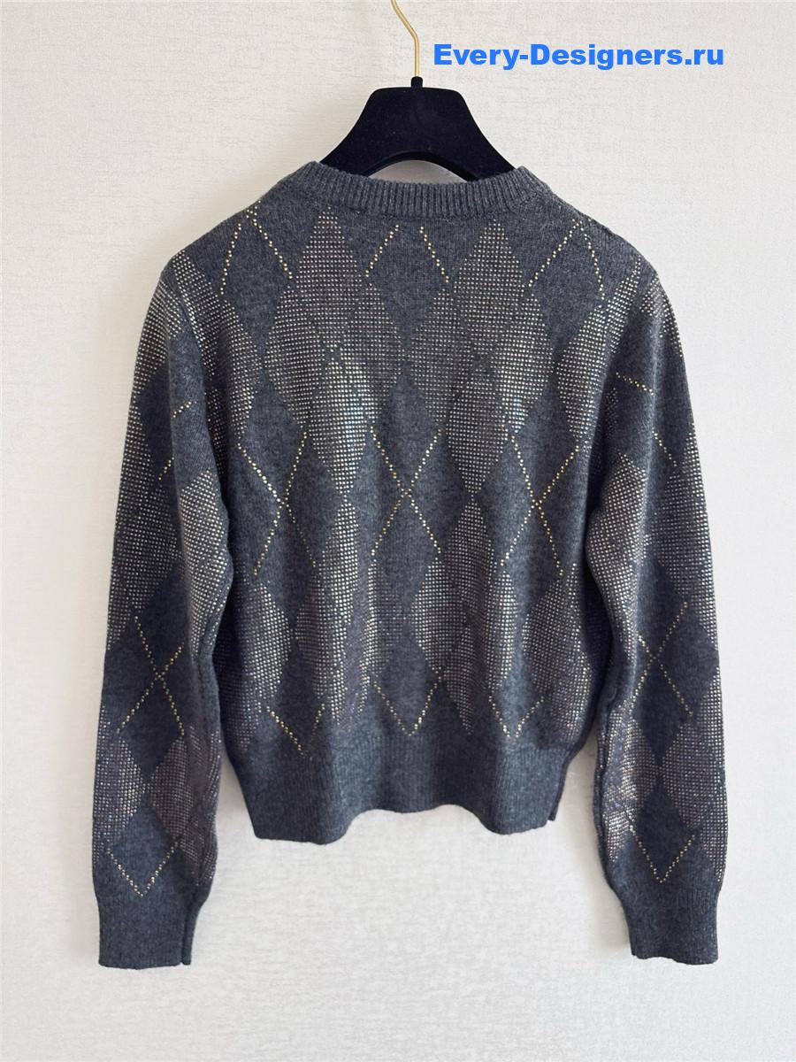 A1exa*der wang grey wool blend cardigan