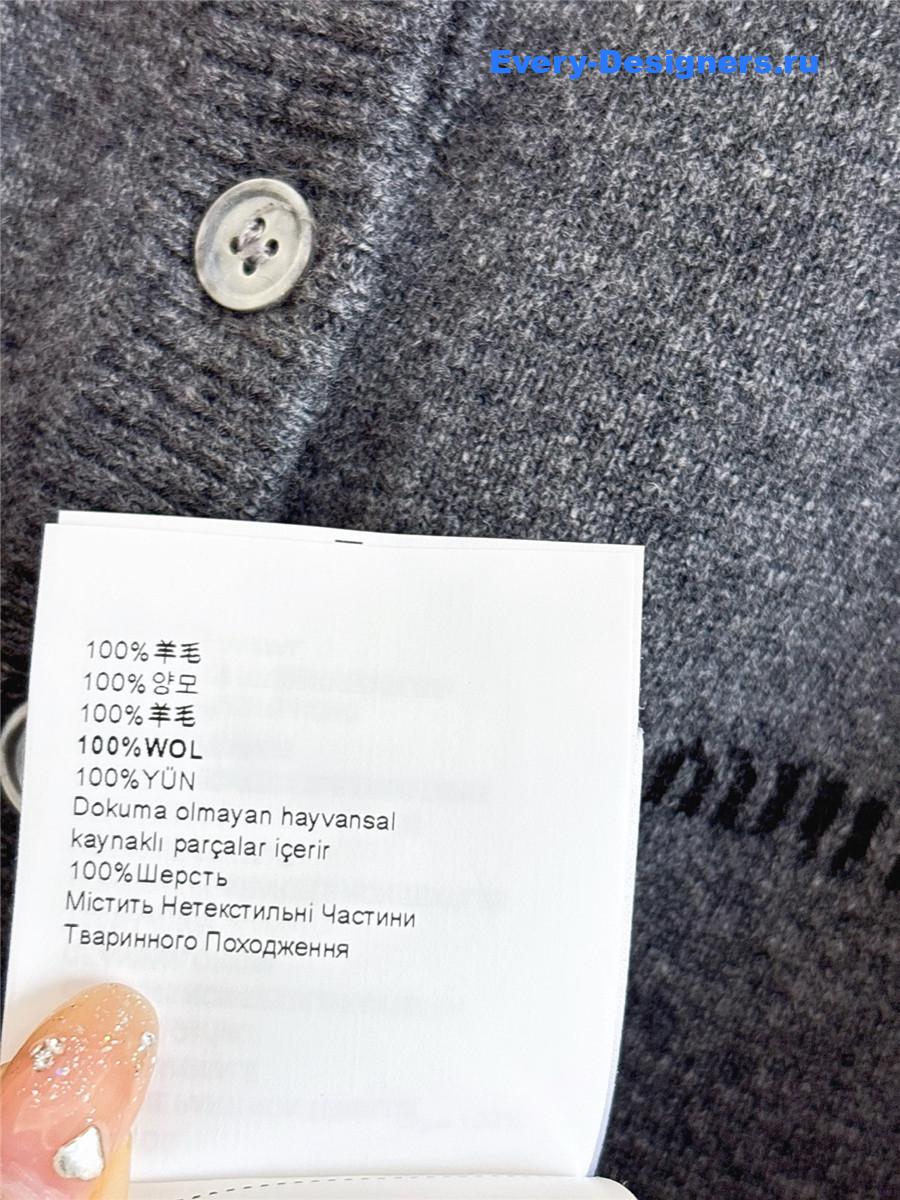 Miu Miu Slate Gray Cashmere Sweater