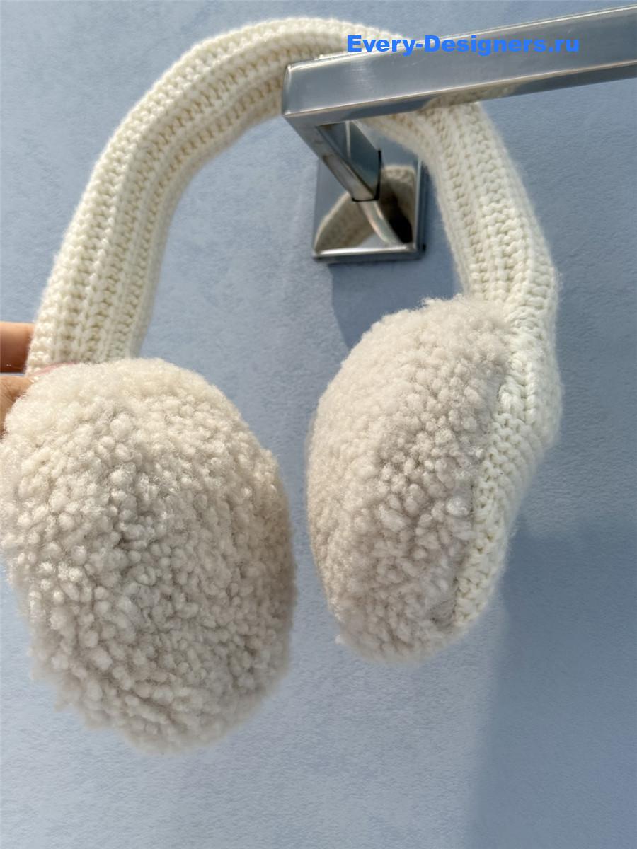 Miu Miu Knitted Lamb Wool Earmuffs