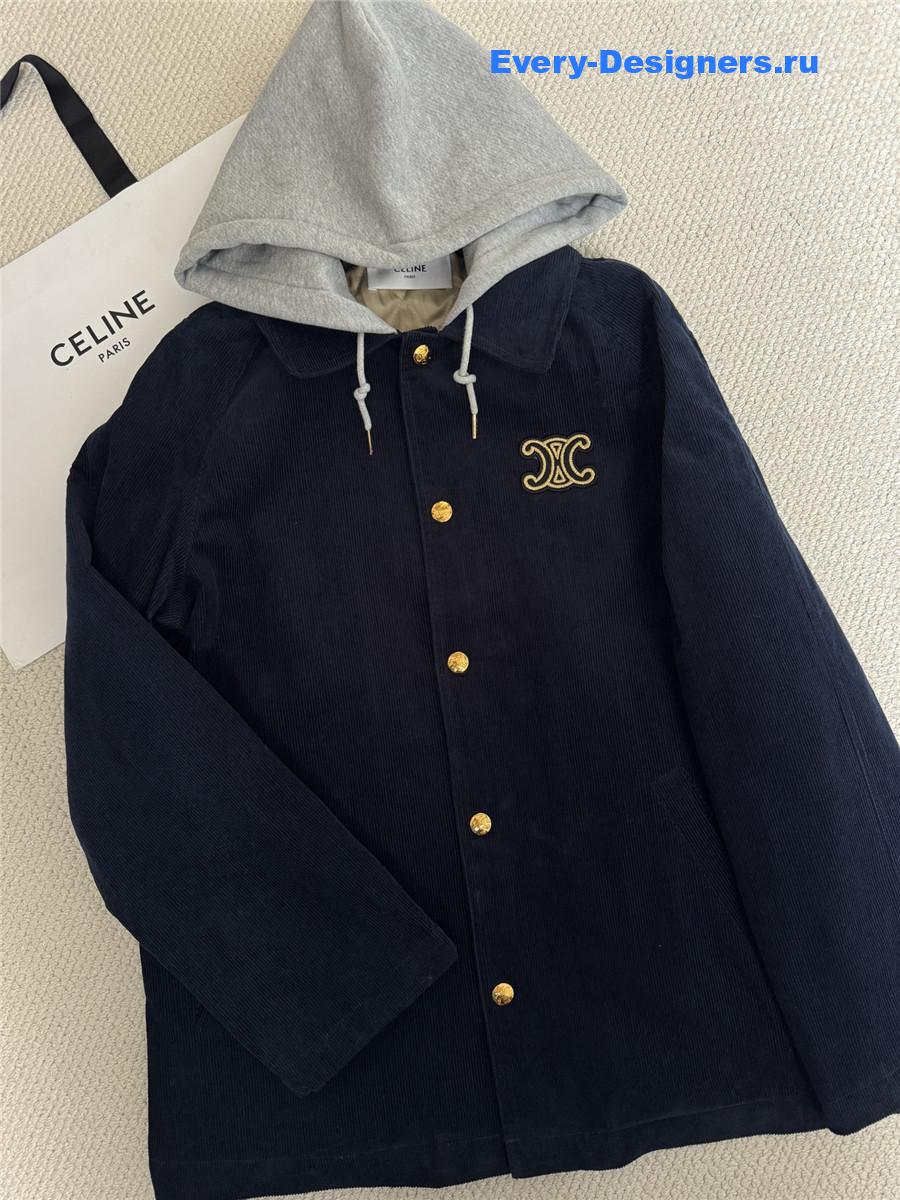 Ce1i*e triomphe corduroy coat jacket