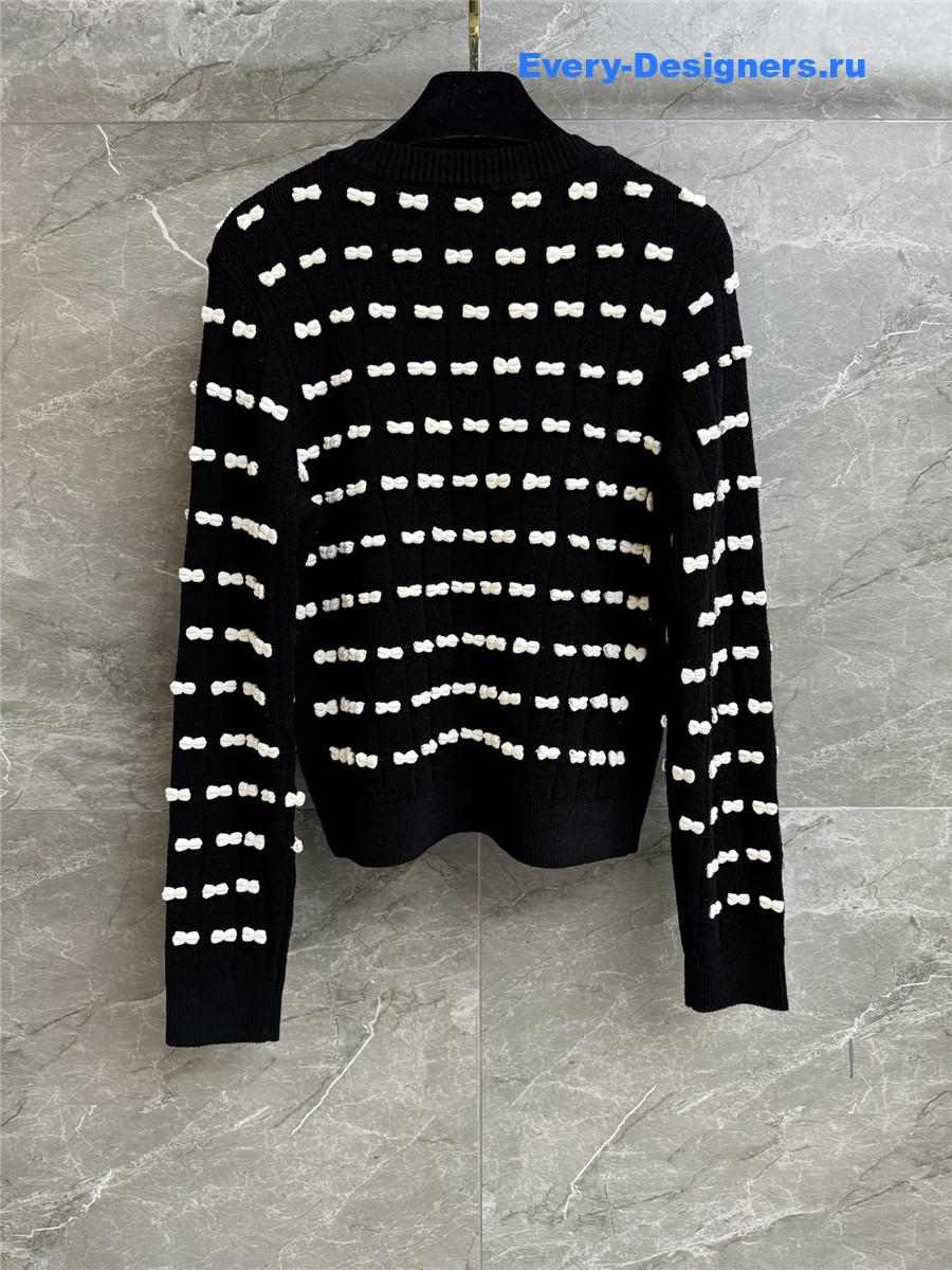Ch**el black white bow top