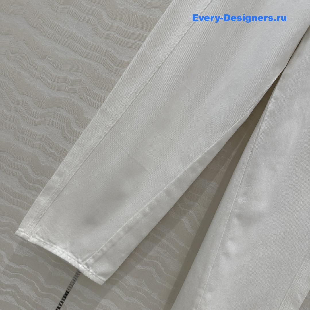 The R0w white straight leg jeans