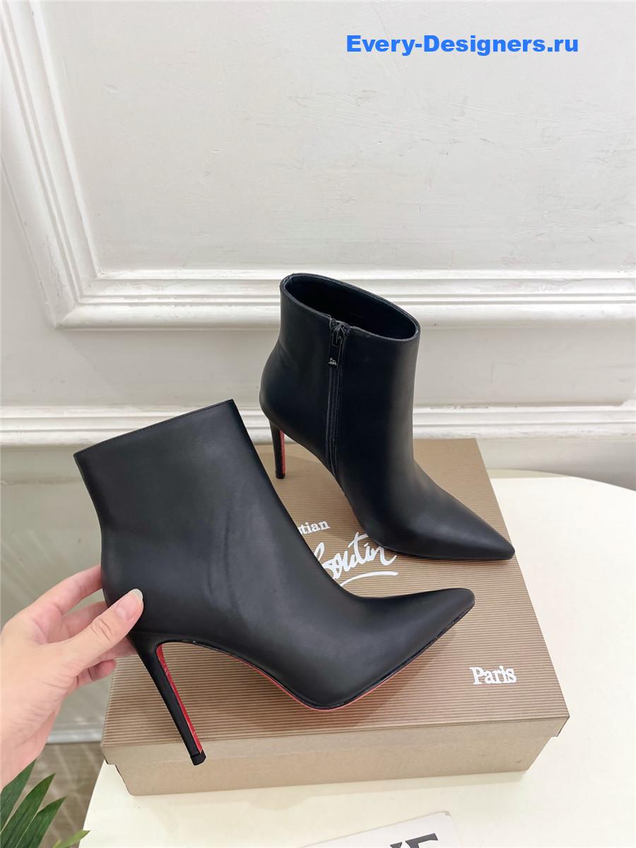 Chr1st1an louboutin so kate black leather boot