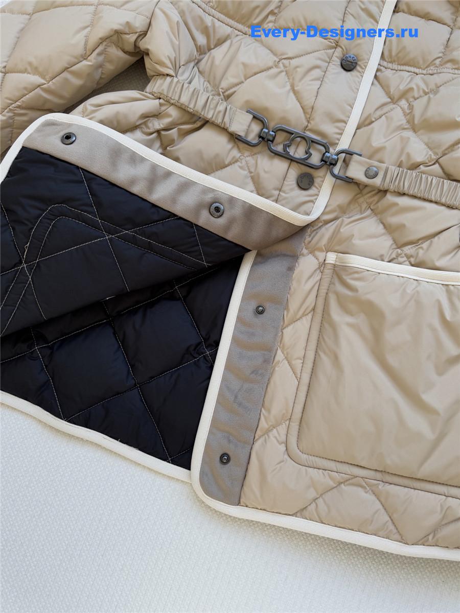 Moncler Cygne Faux Shearling-trimmed Down Jacket