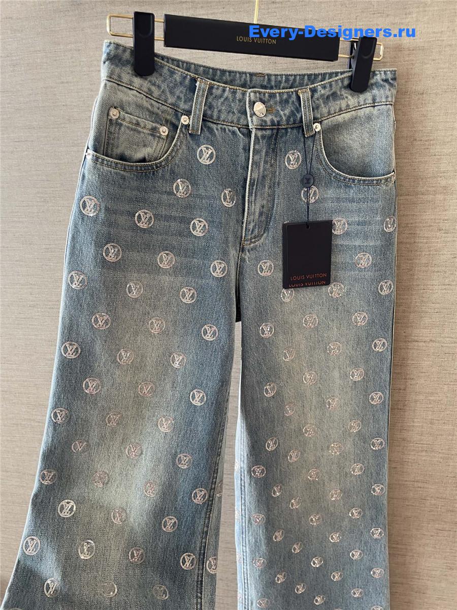 l0vis Vvtt0n signature sequin boot-cut jeans