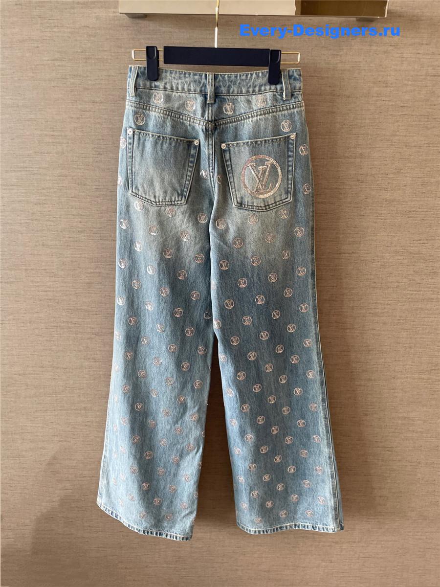 l0vis Vvtt0n signature sequin boot-cut jeans