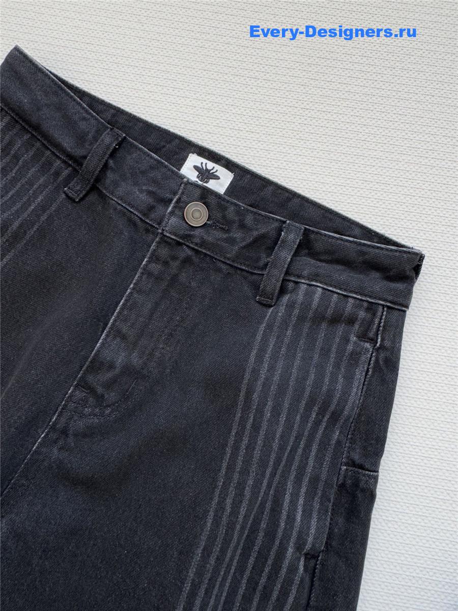 D10r black wide-leg jeans